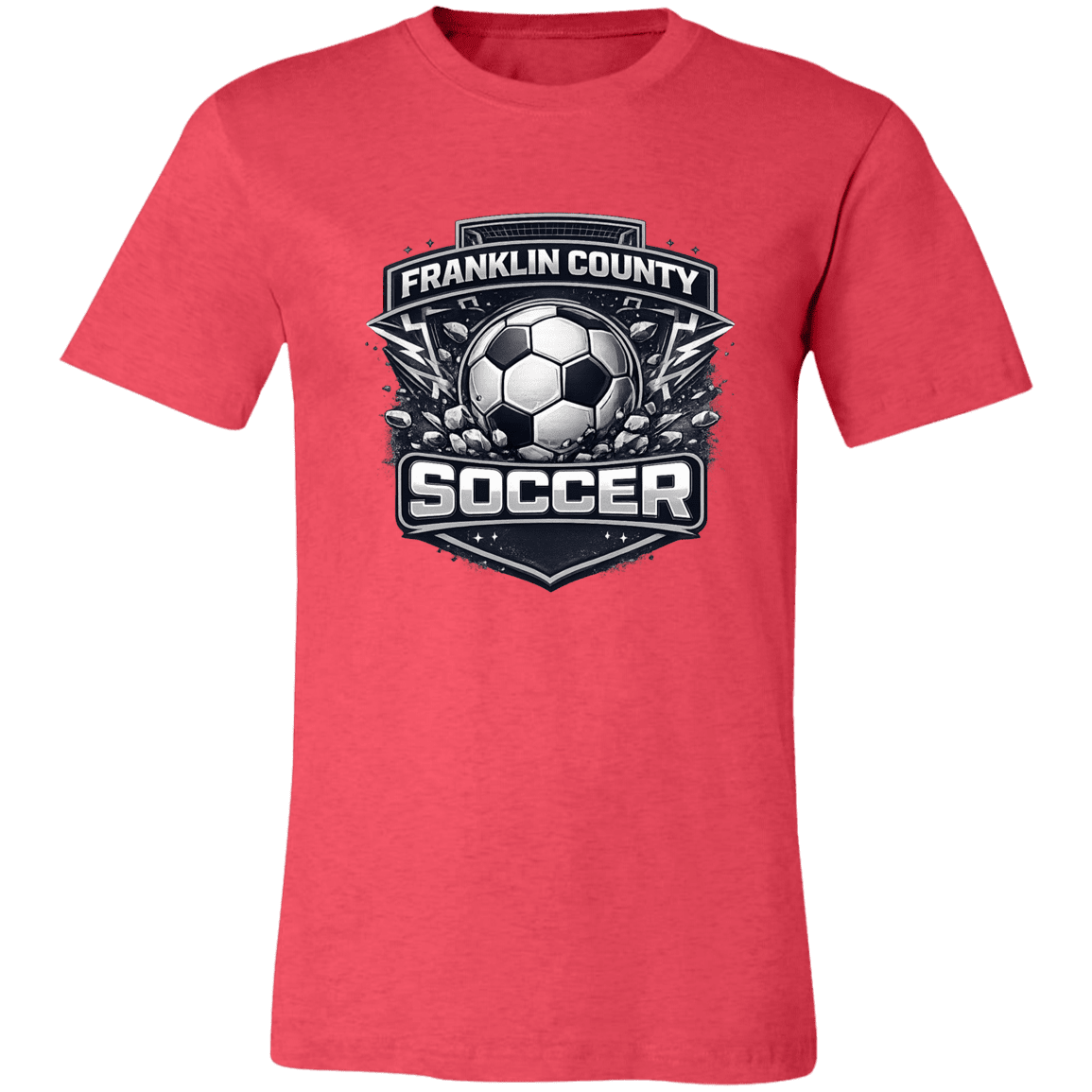 Franklin County Soccer Bella Canvas Tee - 931 Graphics